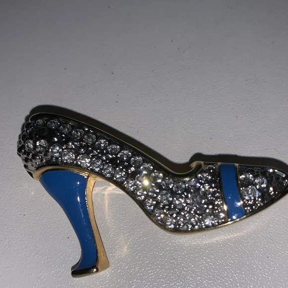 Vintage rhinestone Women's Shoe Brooch - Picture 5 of 6